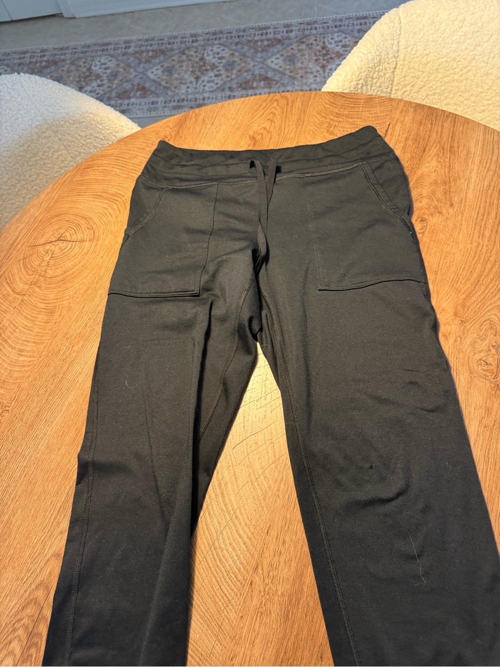 Aerie Black Drawstring Jogger Pants